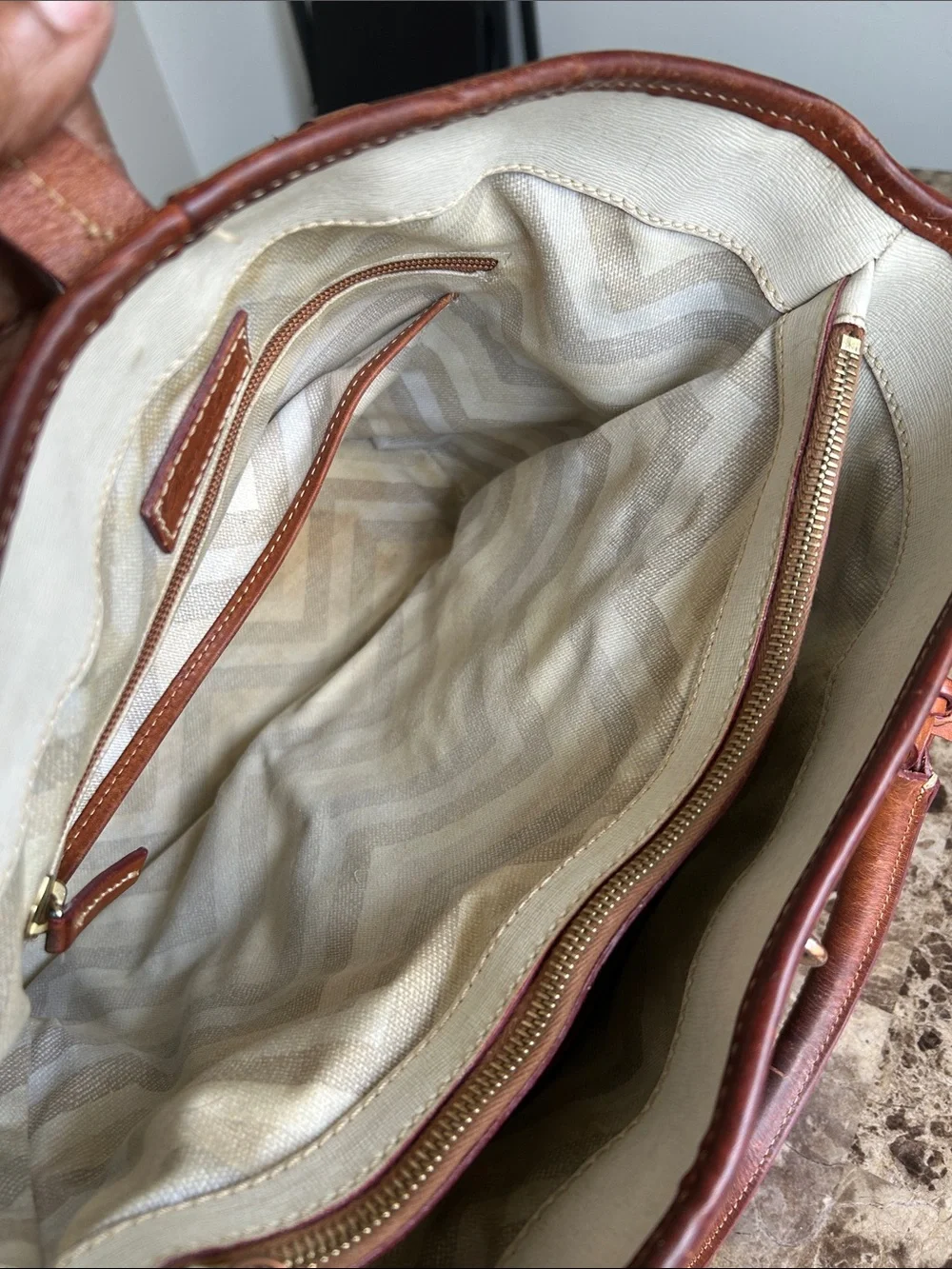 Dooney & Bourke structured leather